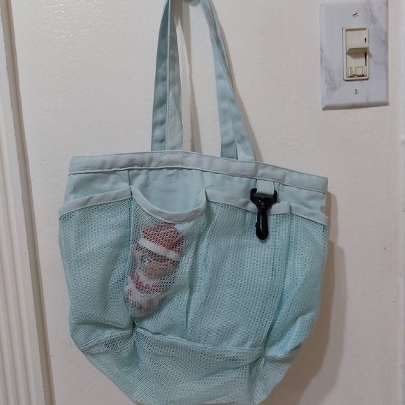 Casual Comfort Simple Tons of Compartments Mesh Bag Fruits Groceries Drinks - Picture 7 of 11